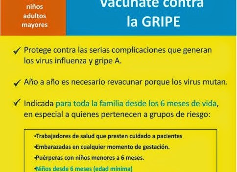 Vacunación antigripal 2015