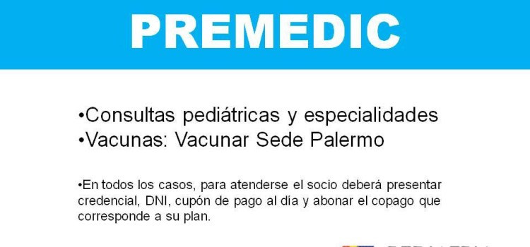 ¡Bienvenido PREMEDIC!