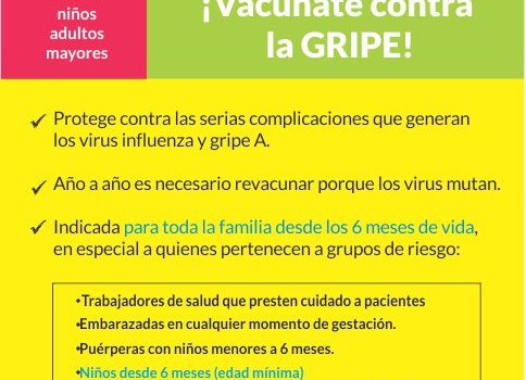 ¡Llegó la vacuna antigripal 2016!