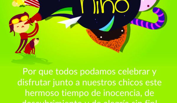 ¡Muy feliz día del niño en familia!