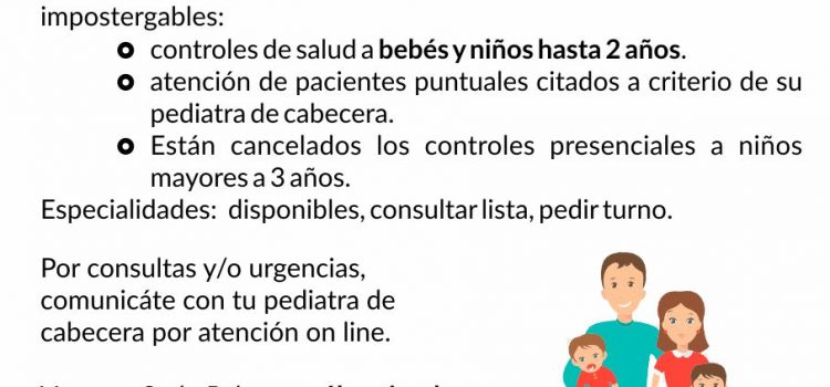 #Cuarentena: Ampliamos horario y atención presencial a niñ@s hasta 2 años.