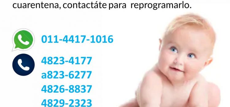 #Coronavirus: Controles a bebés y niñ@s durante la cuarentena