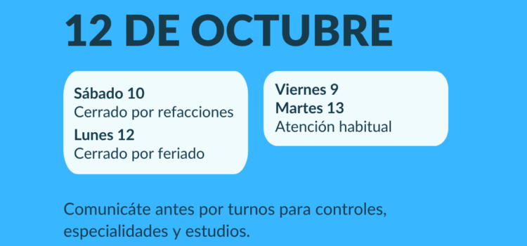 Feriados de Octubre 2026