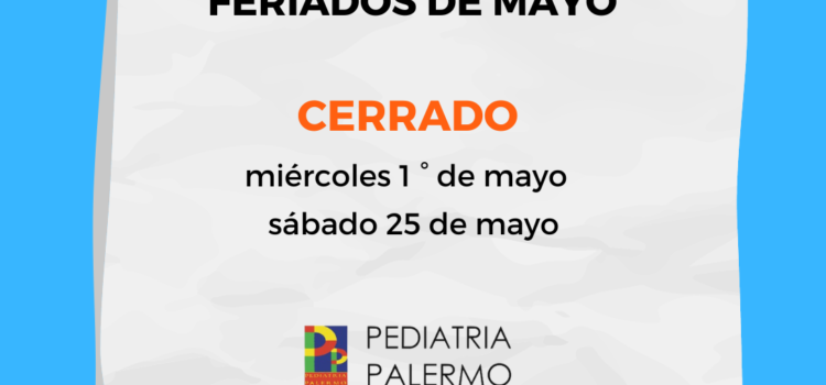 Feriados de mayo 2024