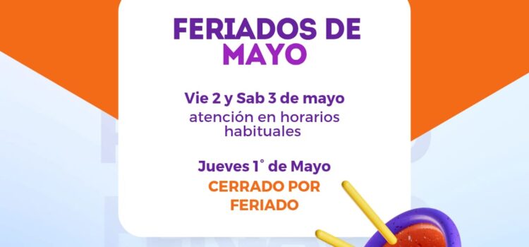 Feriados de mayo 2025